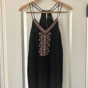 Tribal embroidered romper